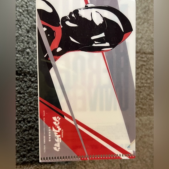Shin Japan Heroes Universe x Family Mart Ultraman Mini Clear File Folder Kaiju - Picture 4 of 8